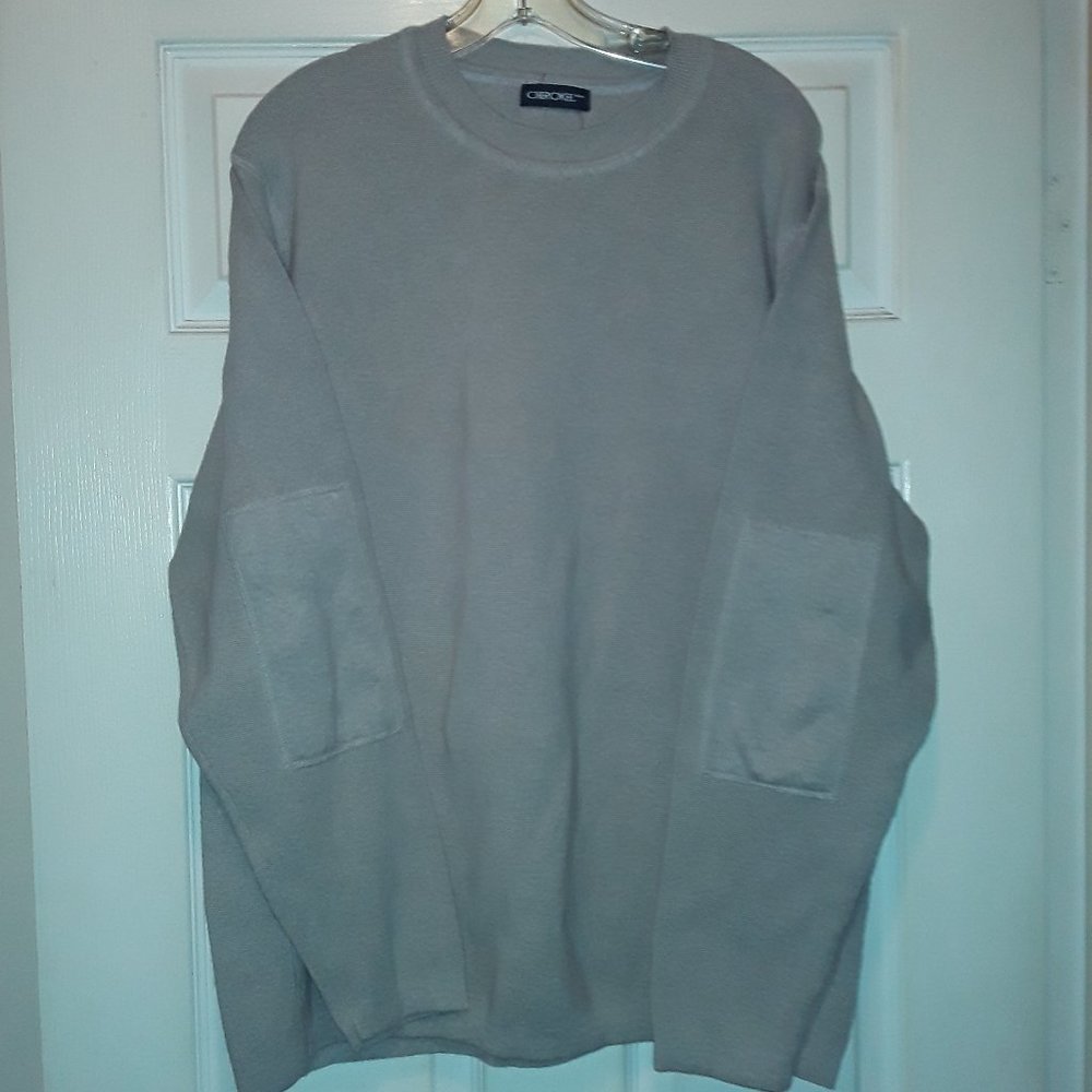 Cherokee mens tan pull over sweater size XL